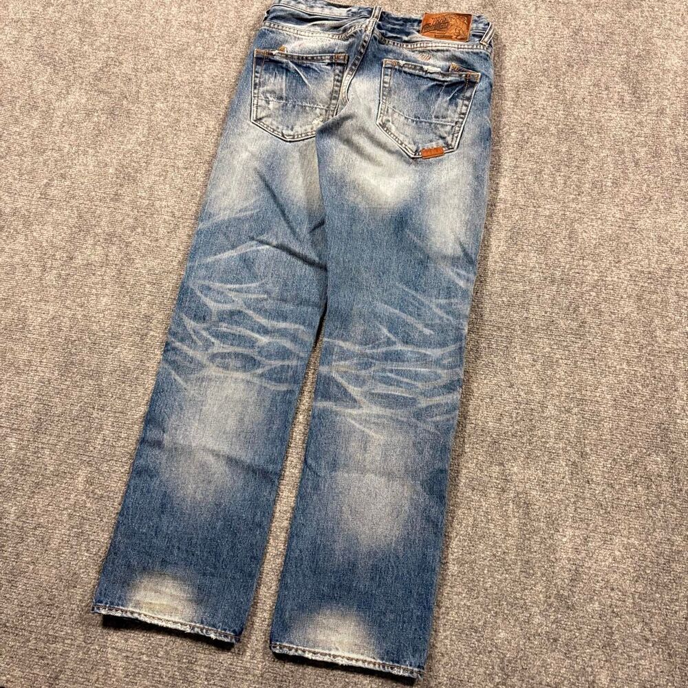 Vintage 2000s PRPS Goods and Company Japanese Whiskered Blue Jeans